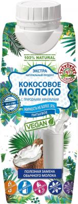 Кокосовое молоко питьевое 3% Азбука Продуктов 330 мл