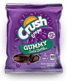 Мармелад Crush Grape Soda Bottle Gummies 128 грамм