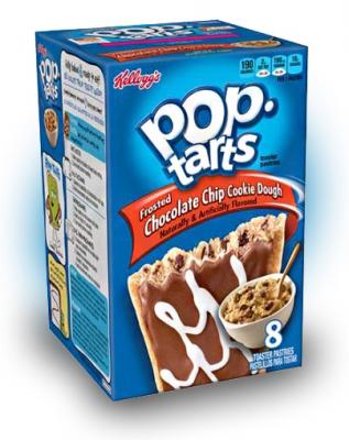 Печенье Pop Tarts 8 PS Frosted Chokolate Chip Cookie Dough 400 грамм