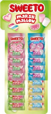 Маршмеллоу SWEETO MELLOW в пакетиках (Косичка, Сердечко, Куб) 30 гр